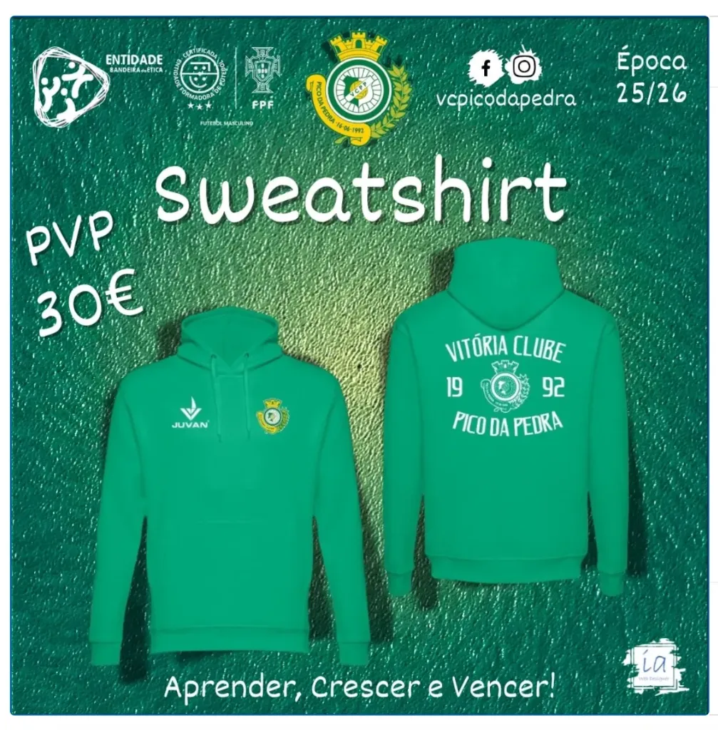 [merch-sweet-capucho] Sweatshirt VCPP com capucho